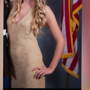 Gold Glittery Dress